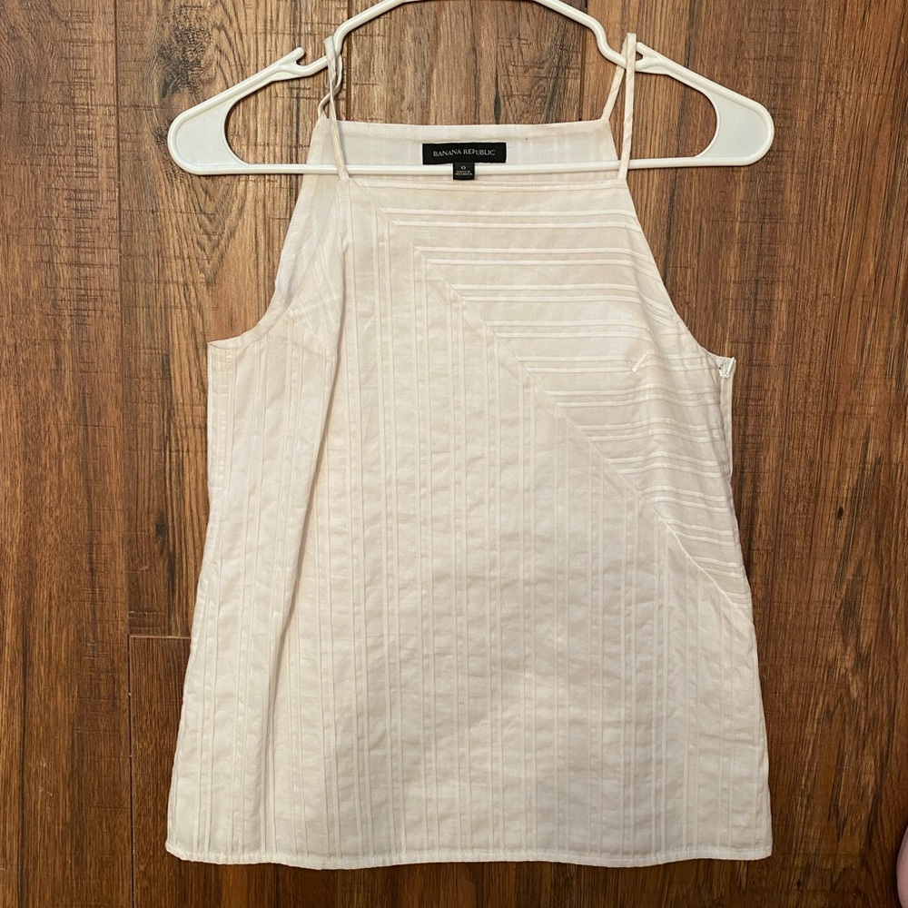 Banana Republic white top size 0